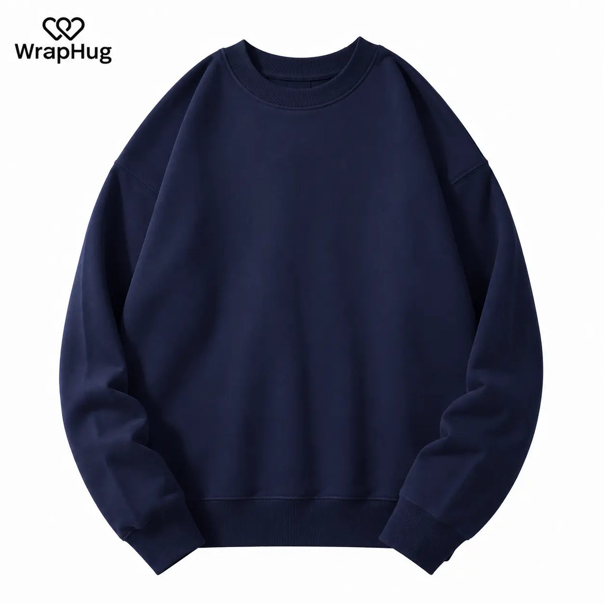 WH Oversized Crew Neck Sweatshirt｜ Early‑Fall Edition