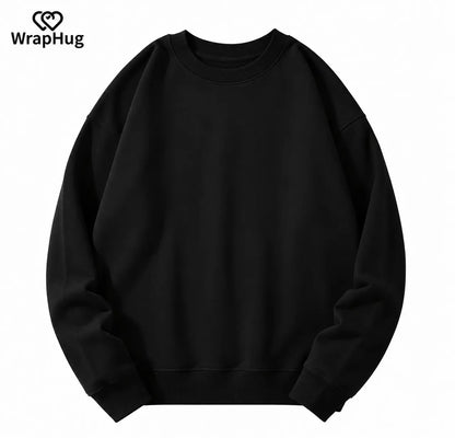 WH Oversized Crew Neck Sweatshirt｜ Early‑Fall Edition