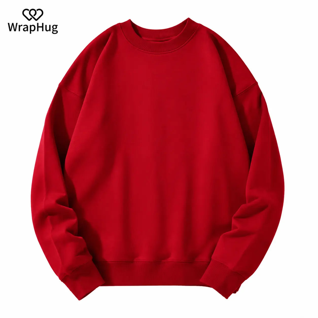 WH Oversized Crew Neck Sweatshirt｜ Early‑Fall Edition