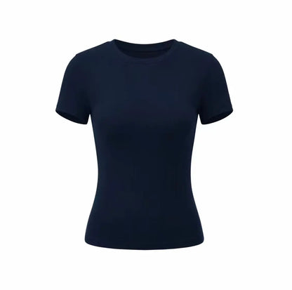 WH Women's Solid Fitted Tee