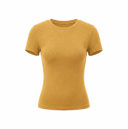 WH Women's Solid Fitted Tee