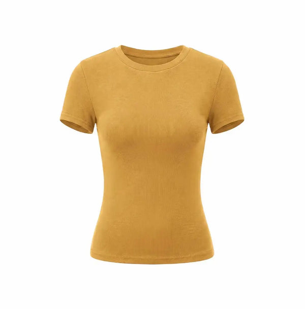 WH Women's Solid Fitted Tee
