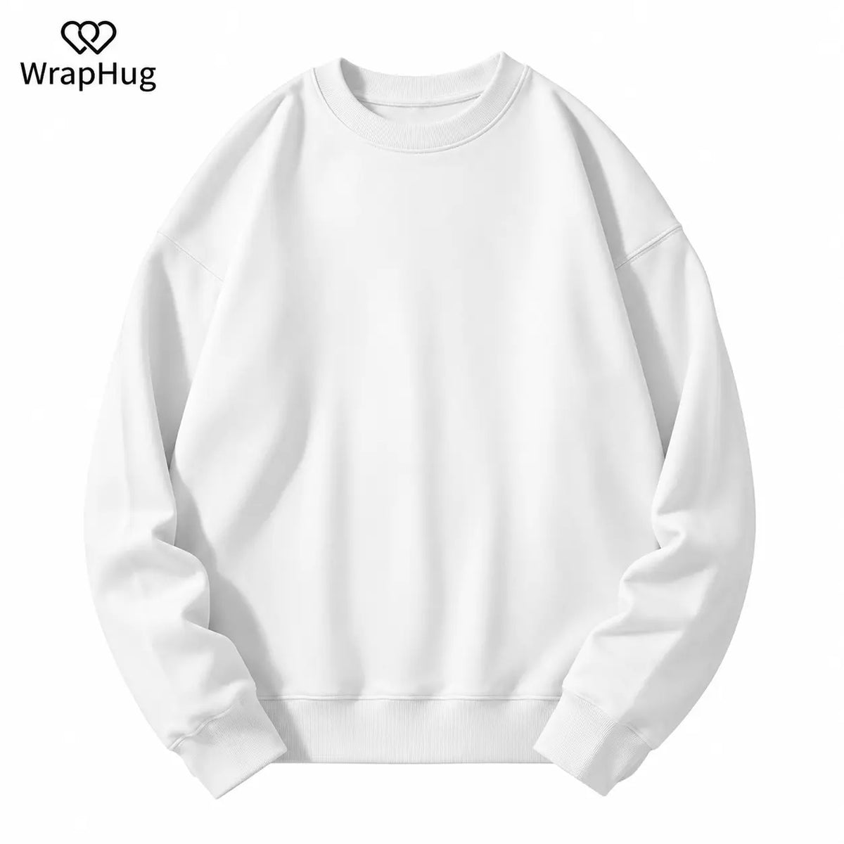 WH Oversized Crew Neck Sweatshirt｜ Early‑Fall Edition