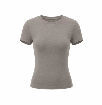 WH Women's Solid Fitted Tee