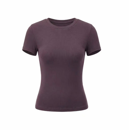 WH Women's Solid Fitted Tee